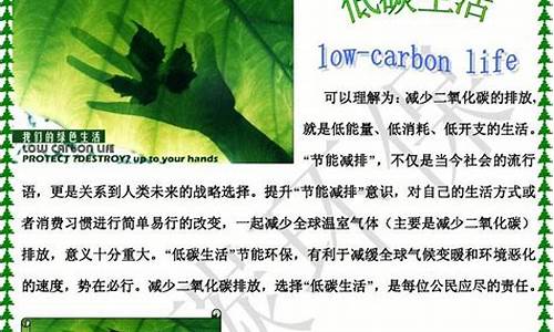 低碳环保作文600字议论文素材_低碳环保