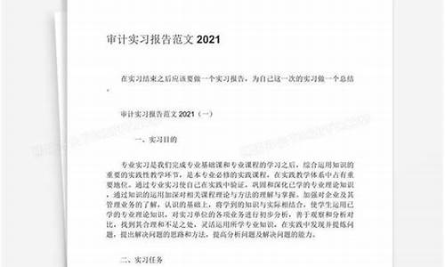 会计实习报告5000字_审计实习报告