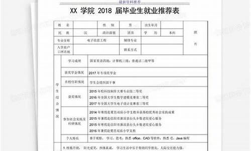 大学生就业推荐表在哪儿下载_大学生就业推荐表