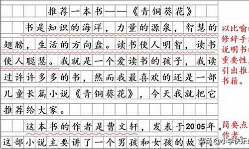 推荐一本好书作文500字五年级